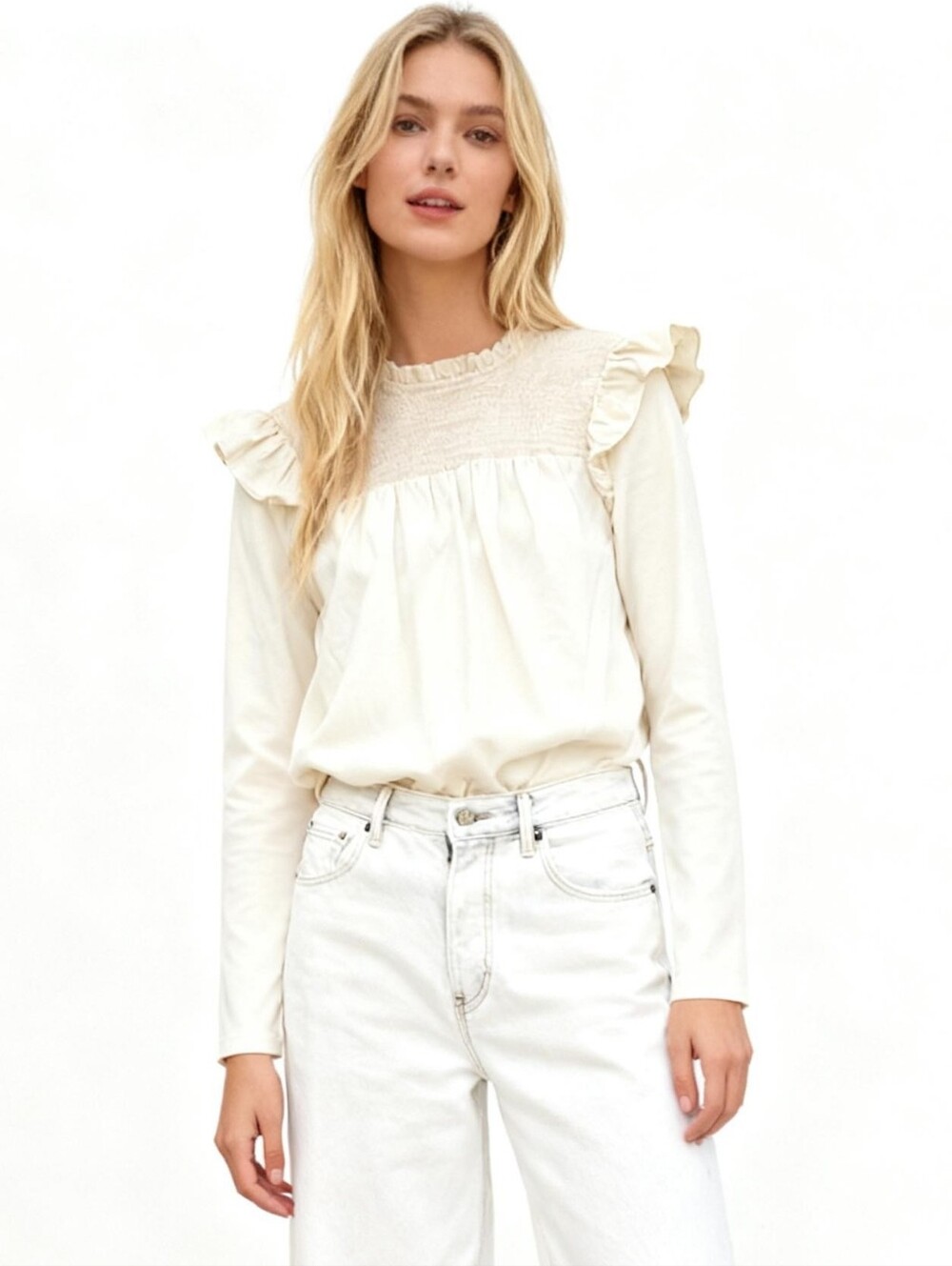 English Factory Ruffle Top